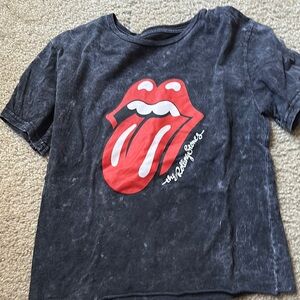 the Rolling Stones Kids Graphic Tee - Black